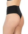 ieg™ SİYAH MI 2806 Lazer Kesim Yüksek Bel İz Yapmaz String
