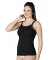 ieg™ SİYAH MI  1411 Modal Cotton Dantelli Atlet