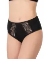 ieg™ SİYAH MI  1445 Modal Cotton Yüksekbel Dantelli Külot