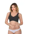 ieg™ SİYAH MI  181 B Dantelli Toparlayıcı Cotton Sütyen