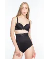 ieg™ SİYAH MI  2028 Dantelli Yüksek Bel Slip Korse