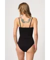 ieg™ SİYAH MI  2043 Göğsü Açık Agraflı Body Korse
