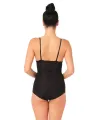 ieg™ SİYAH MI  2723 Lazer Kesim Göğsü Açık Slip Korse