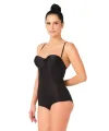 ieg™ SİYAH MI  2723 Lazer Kesim Göğsü Açık Slip Korse