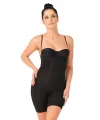 ieg™ SİYAH MI  2758 Lazer Kesim Göğsü Açık Boxer  Korse