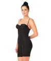 ieg™ SİYAH MI  2758 Lazer Kesim Göğsü Açık Boxer  Korse