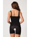 ieg™ SİYAH MI  2834 Göğsü Açık Ferumalı Tül Popo Boy Lazer Korse