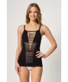ieg™ SİYAH MI  5038 İp Askılı Fantazi Atlet Korse