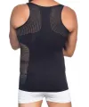 ieg™ SİYAH MI  E1006 Fileli Erkek Korse Atlet