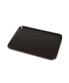 Siyah Midi Boy Plastik Servis Tepsisi  Kırılmaz Lokanta Büfe Fast Food Kullanım (44x32 Cm)