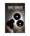 SİYAH Mini Saç Topuz Süngeri  2 ADET 6 CM Çap 2.5 cm Kalınlık 721884