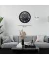 Siyah Modern 52 x 52 Cm Duvar Saati