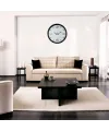 Siyah Modern Harmony 52 x 52 Cm Duvar Saati