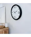 Siyah Modern Harmony 52 x 52 Cm Duvar Saati