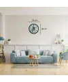 Siyah Paris Garden Dekoratif 36 Cm Duvar Saati