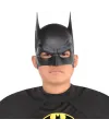 Siyah Renk Çocuk Boy Arkadan Lastikli Batman Maskesi A Kalite  20x14 Cm