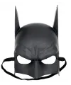 Siyah Renk Çocuk Boy Arkadan Lastikli Batman Maskesi A Kalite  20x14 Cm