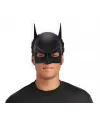 Siyah Renk Çocuk Boy Arkadan Lastikli Batman Maskesi A Kalite  20x14 Cm