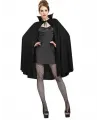 Siyah Renk Yakalı Halloween Pelerini 90 cm