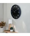 Siyah Sade & Şık 52 Cm Duvar Saati