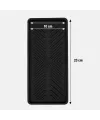 Siyah Silikon Yağdanlık Altlığı – Kaydırmaz Mutfak Organizer 23x10 cm