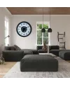 Siyah Standart 60 Cm Çarklı Duvar Saati