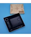 Siyah Touchpen Kalem Anahtarlık ve Cüzdan