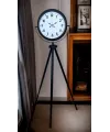 Siyah Tripod Ayaklı Dekoratif Saat