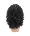 Siyah Yoğun Dalga Afro Dalga Tül Peruk