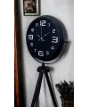 Siyah Zarafet Tripod Ayaklı Saat