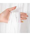 Soft Beyaz Renk Duvar ve Kapı Perdesi İthal 100x200 cm