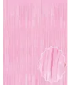 Soft Pembe Püsküllü Kapı Perdesi - Parti, Baby Shower, Cinsiyet Partisi 1x2 M