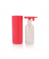 Soft Pembe Şeffaf Akrilik Sıvı Sabunluk 250 ml