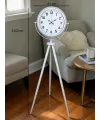 Soft White Dekoratif Tripod Ayaklı Saat