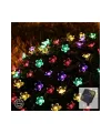 Solar 30 Ledli Çiçekli RGB Bahçe Aydınlatma Dekorasyon Güneş Enerjili