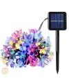 Solar 30 Ledli Çiçekli RGB Bahçe Aydınlatma Dekorasyon Güneş Enerjili