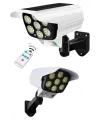 Solar Bahçe Aydınlatması Hareket Sensörlü Uzaktan Kumandalı Kamera Görünümlü