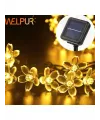 Solar Çiçekli Dekoratif 30 Led Bahçe Lambası