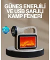 Solar Cob Alev Efektli Lamba – Güneş Enerjili, Suya Dayanıklı, Taşınabilir