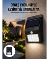 Solar Dekoratif Lambası Sensörlü Led Işık Bahçe Aydınlatma Yeni Nesil