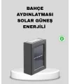 Solar Dış Mekan Aplik Su Geçirmez Dayanıklı Led Aydınlatmalı