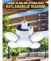 Solar Enerjili Katlanabilir Led Kamp Ve Bahçe Lambası