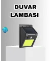 Solar Güçlü Led Dış Mekan Lambası – Güneş Enerjisiyle Şarj Olan Sensörlü Bahçe Işığı