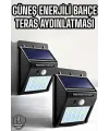 Solar Güneş Enerji Panelli Sensörlü Lamba Enerji Tasarruflu