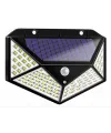 Solar Hareket Sensörlü Duvar Lambası 100 Led