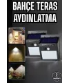 Solar Lamba Giriş, Bahçe Yol Avlu Hareket Sensörlü Led Parlak Gece Su Geçirmez