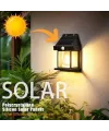 Solar Rustik Ampullü Duvar Lambası - Gün Işığı