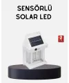 Solar Sensörlü Dış Mekan Lamba 3 Işık Modlu Ve Ip65 Dayanıklı