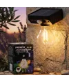 Solar Sensörlü LED Ampul Lamba - Güneş Enerjili - Dış Mekan Aydınlatma