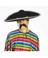 Sombrero Meksika Şapkası Mariachi Gümüş Şeritli Yetişkin Boy